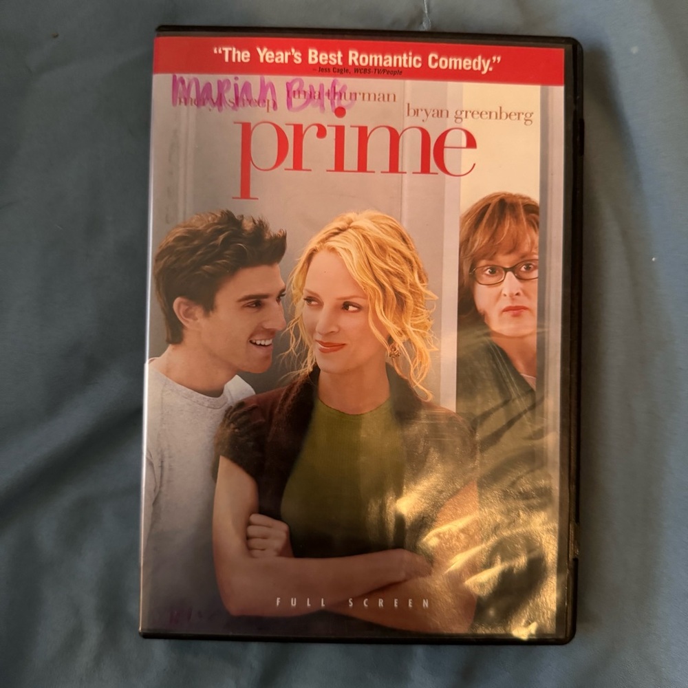 Prime (DVD, 2005) Uma Thurman, Meryl Streep, Bryan Greenberg - Tested, Working